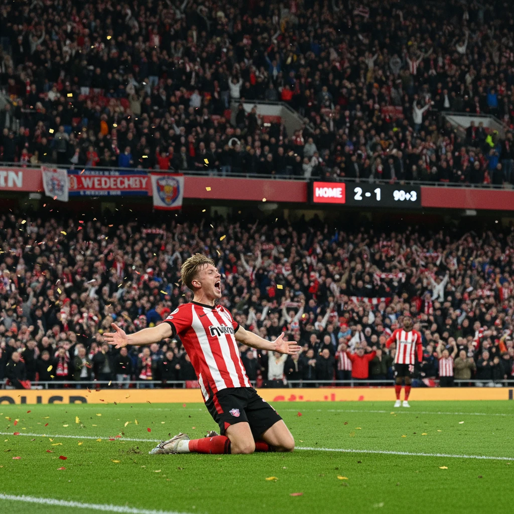 Cầu thủ bóng đá ăn mừng sau khi ghi bàn