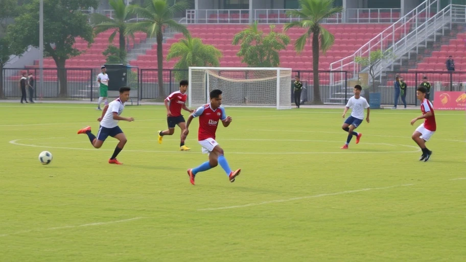Chiến thuật 2-3-1 trong bóng đá 7 người, trung tuyến