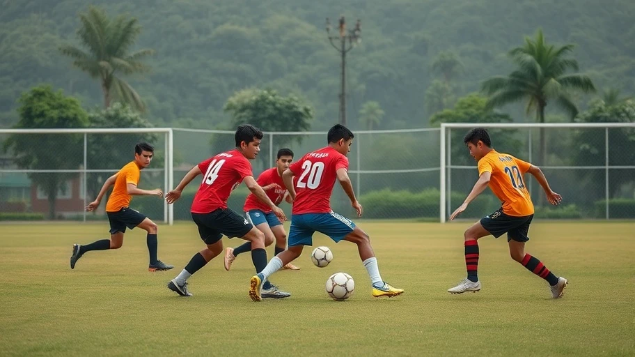 Chiến thuật 3-2-1 trên sân bóng đá 7 người