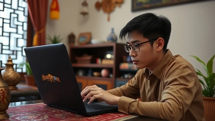 Chơi Hearthstone trên laptop