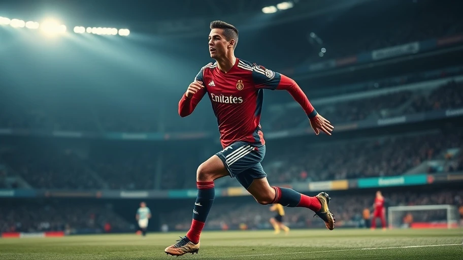 Cristiano Ronaldo thi đấu năng động, thể lực tuyệt vời
