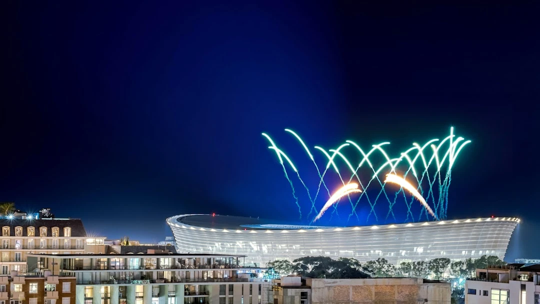 Cúp FIFA World Cup trong sân vận động