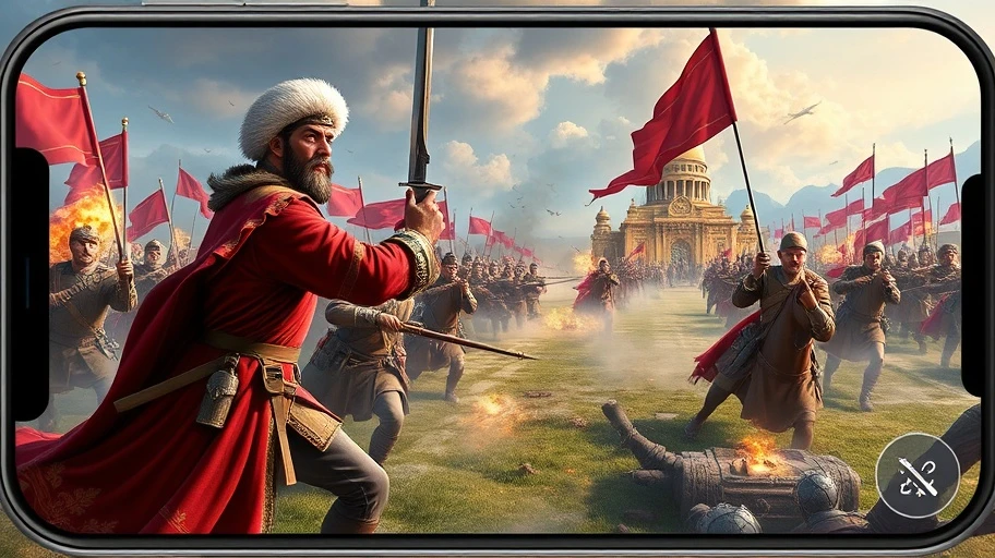 Đồ họa game chiến thuật Tam Quốc VNG trên di động