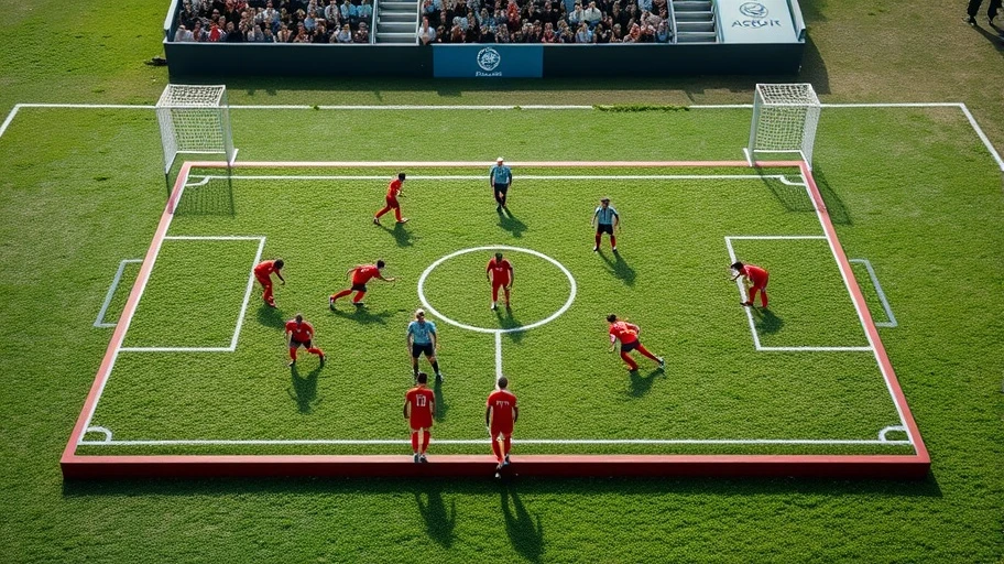 Đội hình 2-3-1 bóng đá sân 7