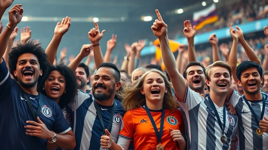Fan hâm mộ ăn mừng ảnh hưởng giải đấu Euro toàn cầu