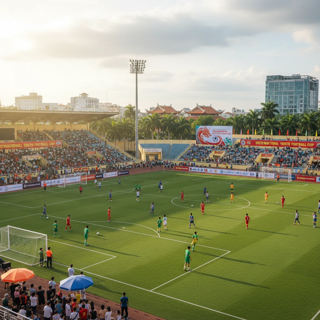 Giải bóng đá U19 quốc tế Báo Thanh Niên tổ chức chuyên nghiệp.