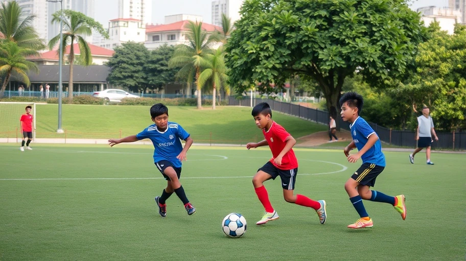Hình ảnh cầu thủ trẻ trong Top Eleven