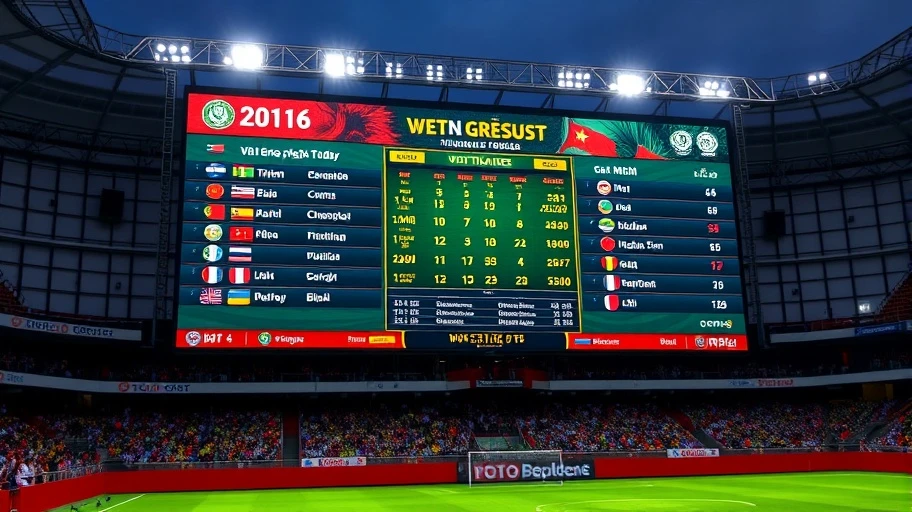 Kết quả các trận đấu bóng đá quốc tế hôm nay.