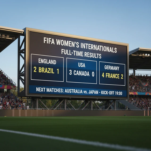 Kết quả và bảng xếp hạng bóng đá nữ quốc tế hôm nay