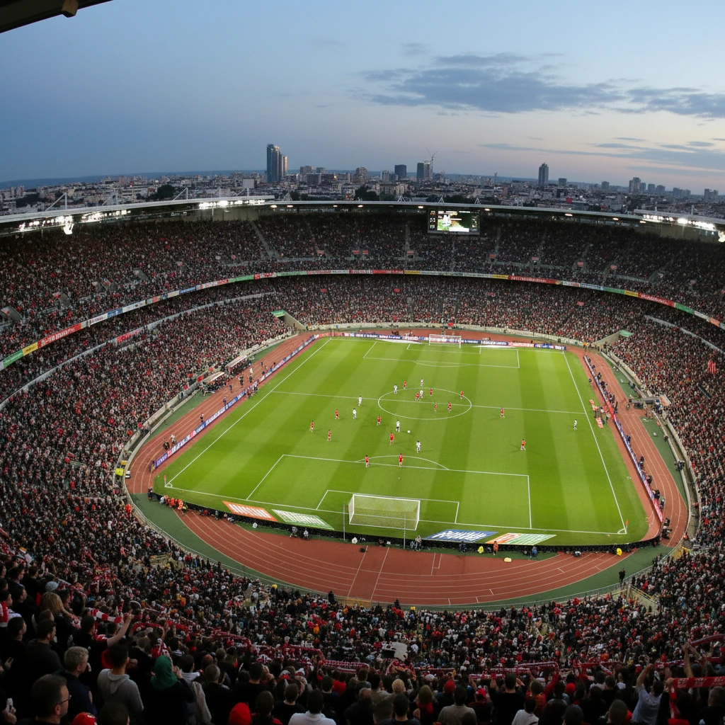 Khán giả xem bóng đá tại sân