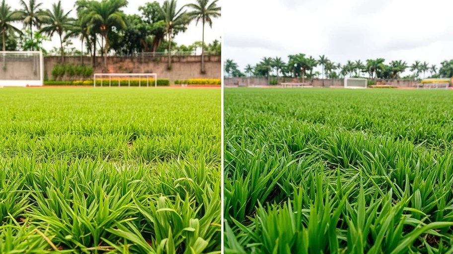 Khí hậu ảnh hưởng đến cỏ sân bóng đá