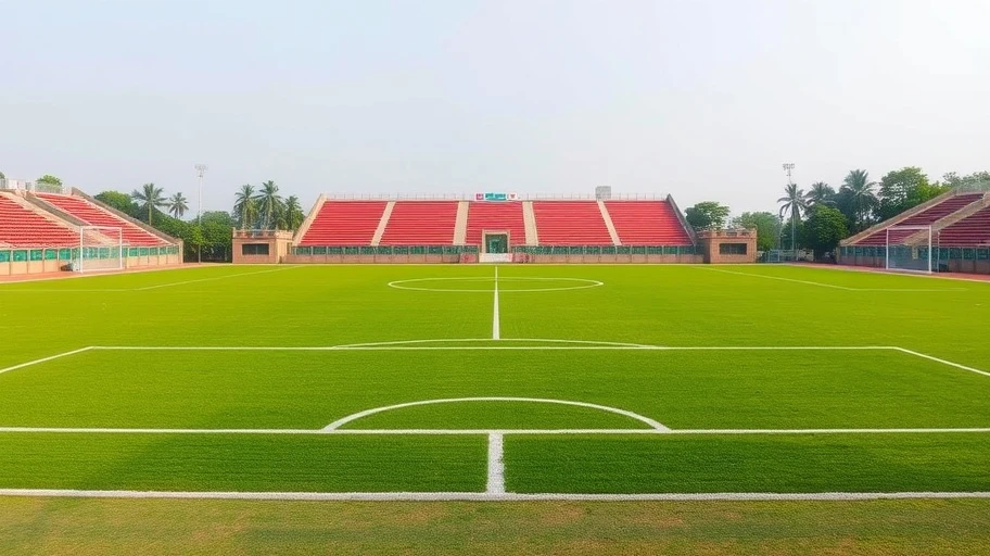 Kích thước chuẩn FIFA của sân bóng đá quốc tế.
