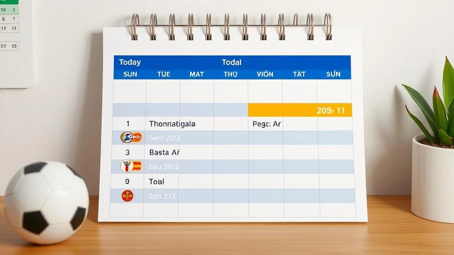 Lịch thi đấu bóng đá quốc tế hôm nay.
