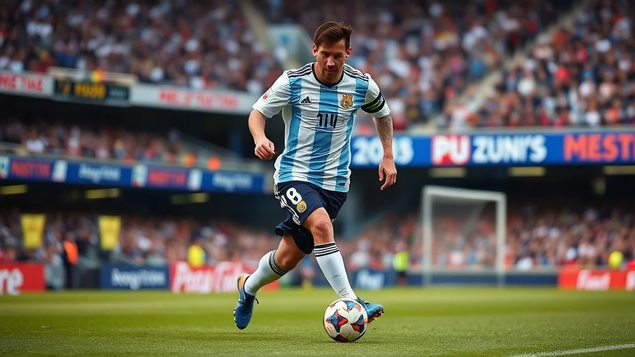 Lionel Messi chơi cho Argentina, kỹ thuật điêu luyện