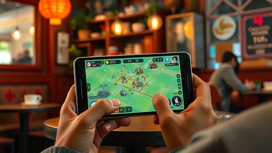 Người chơi game chiến thuật Android phổ biến tại quán cà phê Việt Nam