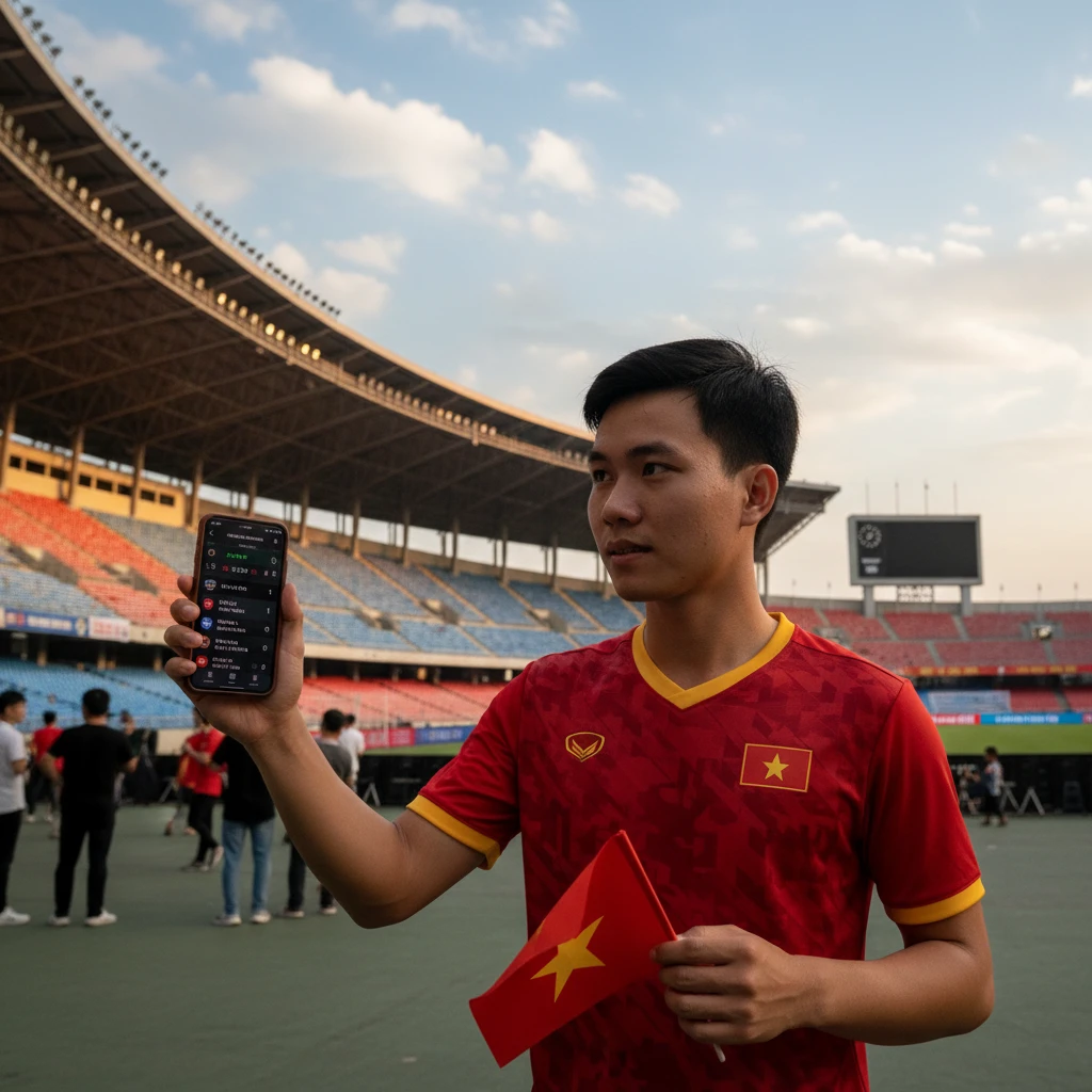 Người theo dõi tỷ số bóng đá quốc tế hôm nay qua điện thoại