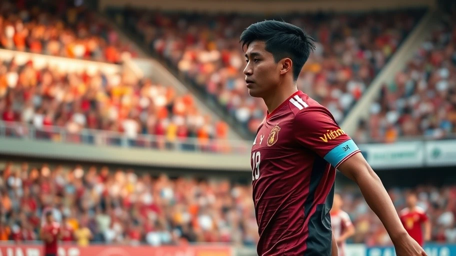 Nguyễn Quang Hải thi đấu nổi bật tại sân vận động Việt Nam