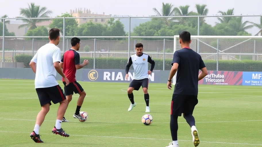 Phong cách đá bóng tiki-taka tại một buổi tập ở Việt Nam