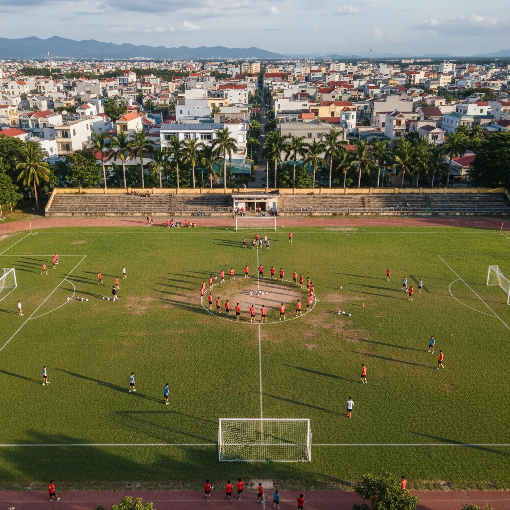 Sân bóng đá Việt Nam và cầu thủ lương cao