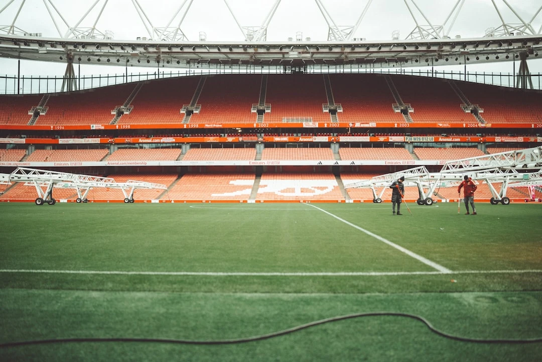 Sân Emirates của Arsenal trong ngày thi đấu.