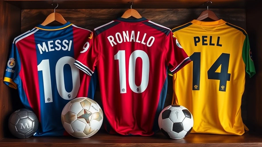 So sánh thành tích giữa Ronaldo, Messi và Pelé.