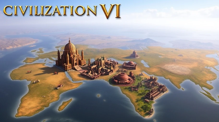 Strategic gameplay in Civilization VI on PC.