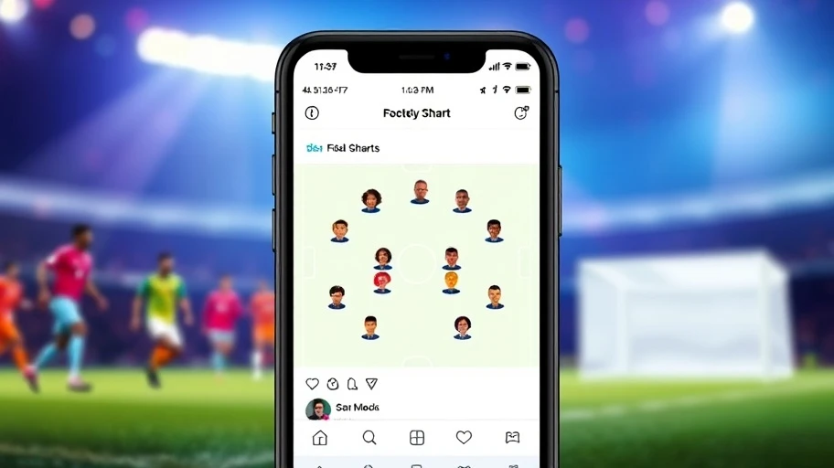 Tính năng chia sẻ trong app bóng đá