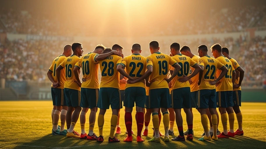 Tinh thần đồng đội bóng đá Brazil
