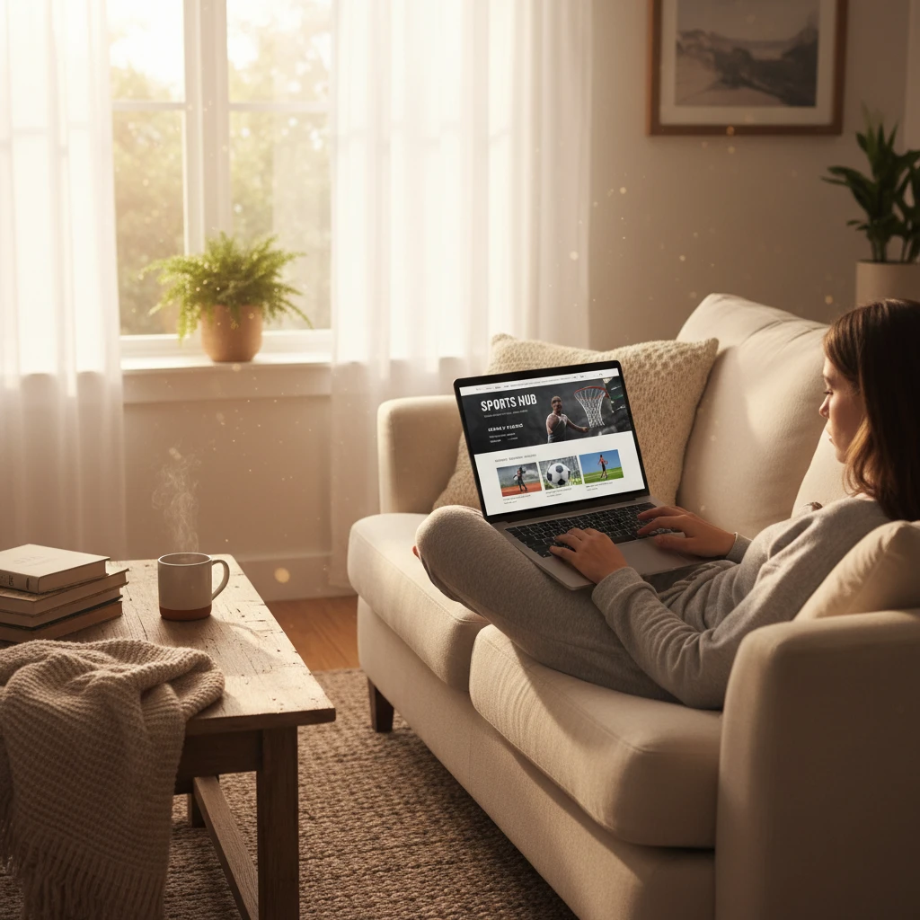 Tra cứu thông tin cầu thủ trên trang web thể thao.