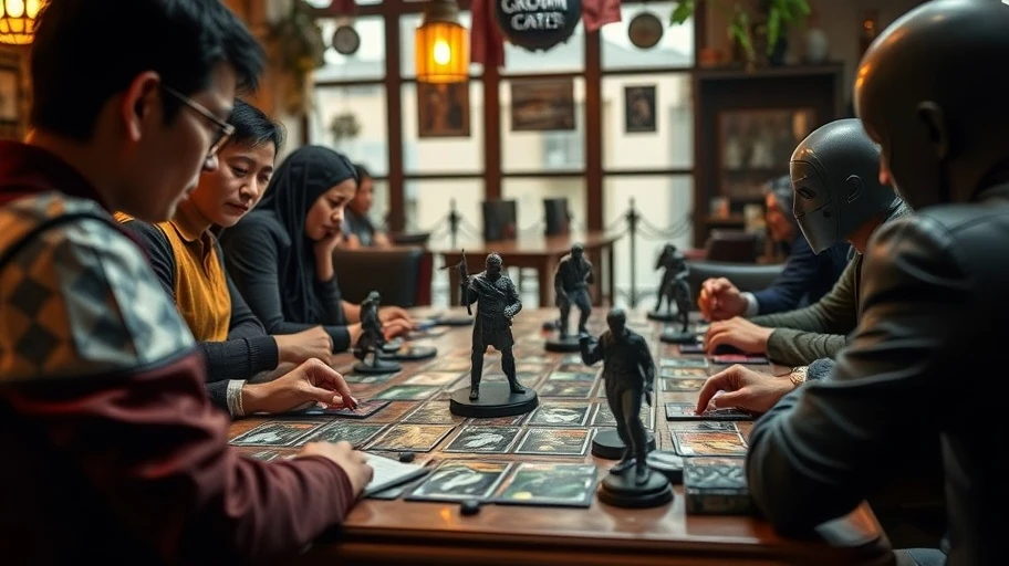 Trò chơi Gloomhaven với các thách thức chiến thuật.