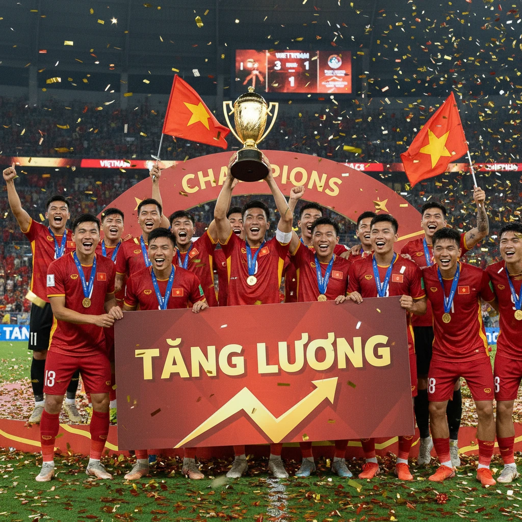 Xu hướng tăng trưởng lương cầu thủ Việt Nam